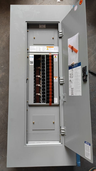 Panelboard EATON PRL1x, 100 AMP, 208Y/120V, 3PH/4W, 30Sp, NEMA 1, 48 Inch, PRL1X3100X30C