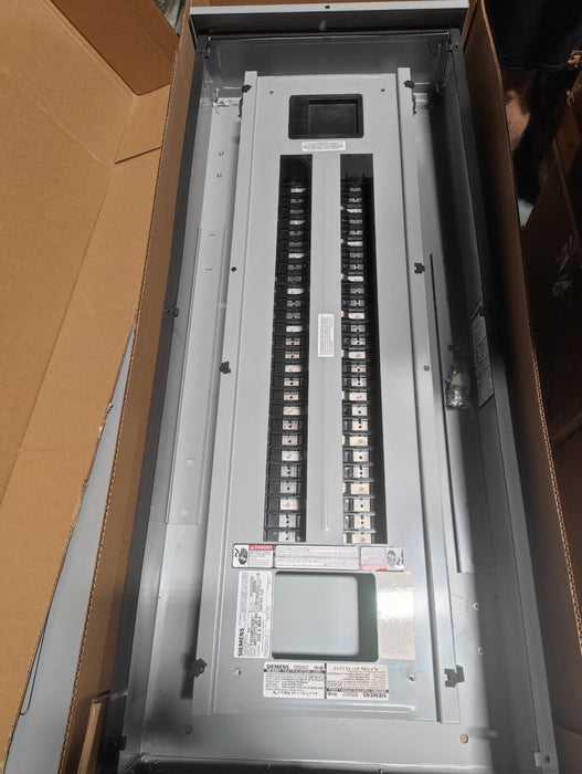 PANELBOARD SIEMENS, 250 AMP, 480Y/277V, MLO, 3PH/4W, 54Sp, NEMA 3R/12 Enclosure, 50 Inch, P1E54MC250AT