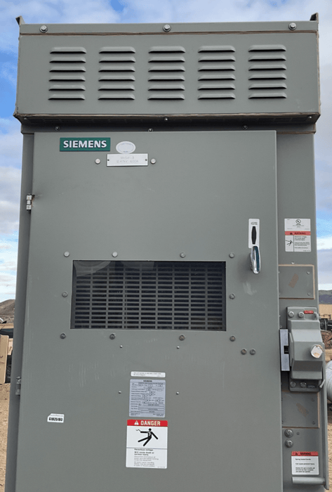 Switchgear SIEMENS, 600A, 15kv (Medium Voltage), MVSW-3, Siebreak Disconnect Switch, NEMA 3R