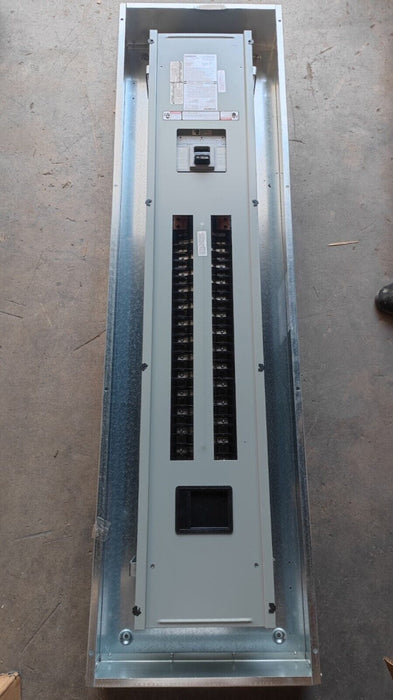 PANELBOARD SIEMENS, 400 AMP, 240/120V, MLO (w/ USED MAIN Breaker), 1PH/3W, 54Sp, NEMA 1 Indoor, 74 Inch, P1A54MC400AT