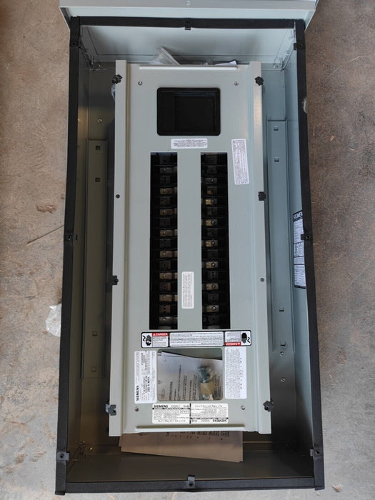 PANELBOARD SIEMENS, 250 AMP, 240/120V, 1PH/3W, 30Sp, SINGLE PHASE, NEMA 3R Outdoor, 38 Inch, P1A30MC250AT