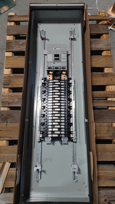 PANELBOARD SIEMENS, 400 AMP, 240V 120V, MLO (w/ USED MAIN Breaker), 1PH/3W, 42Sp, SINGLE PHASE, NEMA 3R Enclosure, 68 Inch, P1A42MC400AT