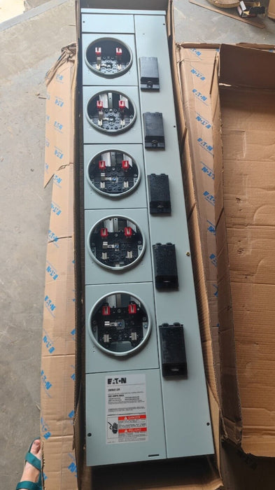 Meter Box EATON 3MM512R 125A-800A, Indoor/Outdoor, 5 Sockets 3P In - 1P Out, 120-208V
