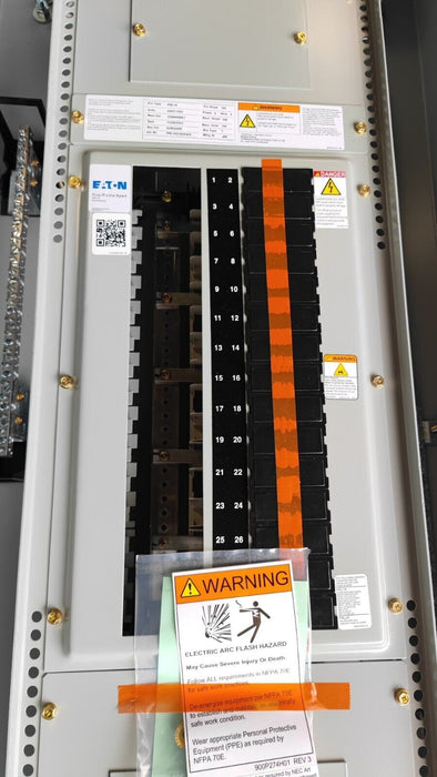 Panelboard EATON PRL1x, 100 AMP, 208Y/120V, 3PH/4W, 30Sp, NEMA 3R, 48 Inch, PRL1X3100X30A