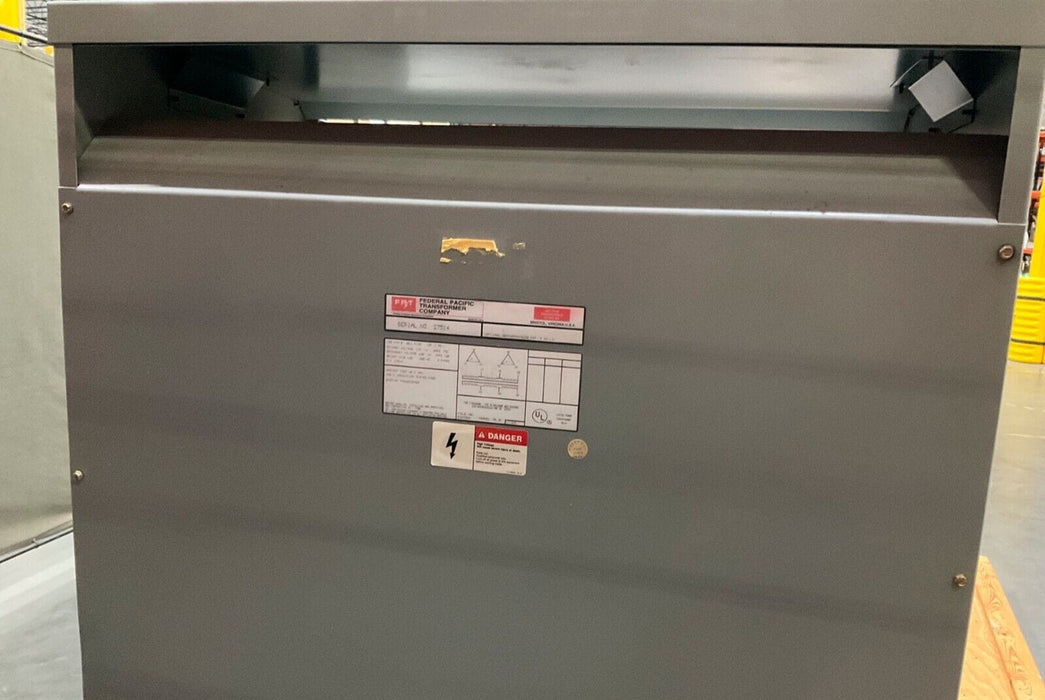Transformer Federal Pacific 36B, 150 kVA, 3PH, 208/115V, 480/277V