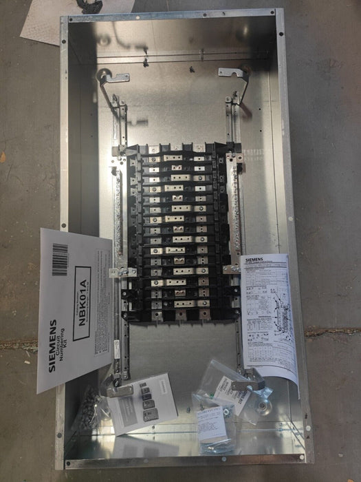 PANELBOARD SIEMENS, 250 AMP, 208Y/120V, MLO, 3PH/4W, 30Sp, Box + NEMA 1 Cover, 38 Inch, P1X30MC250CT