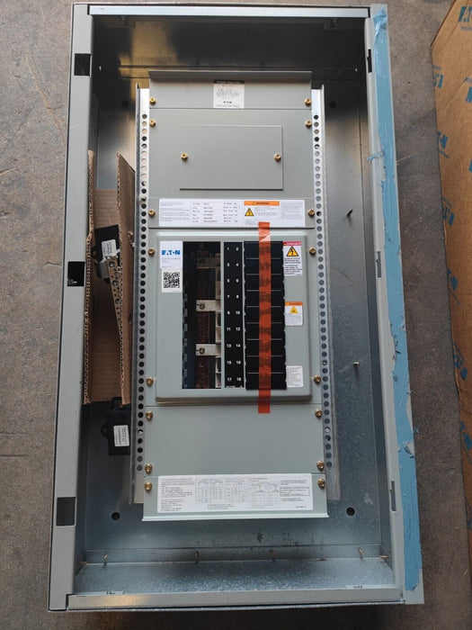 Panelboard EATON PRL1x, 100 AMP, 208Y/120V, 3PH/4W, 18Sp, NEMA 1, 36 Inch, PRL1X3100X18C