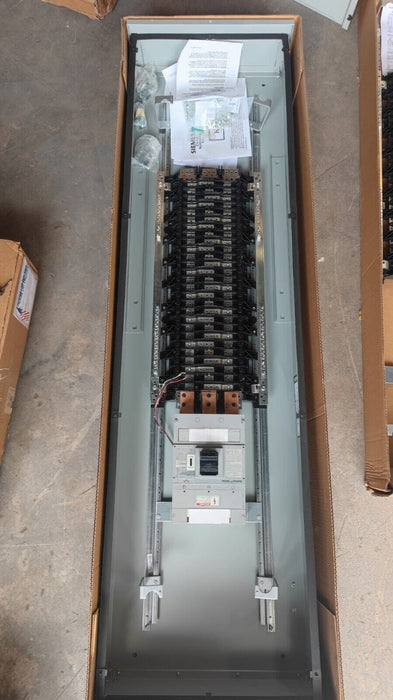 PANELBOARD SIEMENS, 400 AMP, 208Y/120V, MLO (w/ Used MAIN Breaker), 3PH/4W, 54Sp, NEMA 3R Outdoor, 74 Inch, P1X54MC400AT