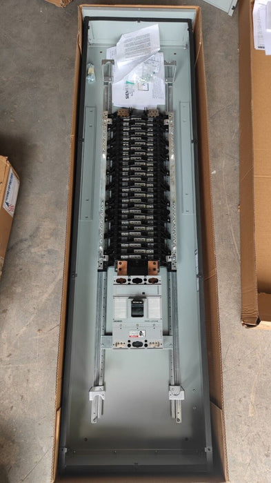 PANELBOARD SIEMENS, 400 AMP, 240/120V, MLO (w/ USED MAIN Breaker), 1PH/3W, 54Sp, NEMA 3R Outdoor Enclosure, 74 Inch, P1A54MC400AT