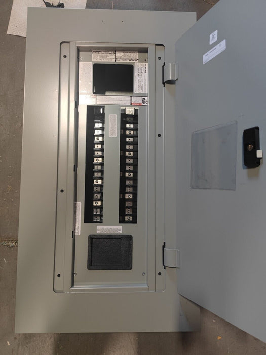 PANELBOARD SIEMENS, 250 AMP, 208Y/120V, MLO, 3PH/4W, 30Sp, Box + NEMA 1 Cover, 38 Inch, P1X30MC250CT