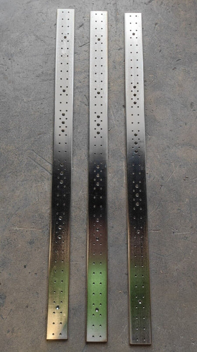 Eaton PRL4 Comparable 2000A Copper Buss Bars - Panel Size 53x3.15x0.4 inches - Lot of 3 Pieces