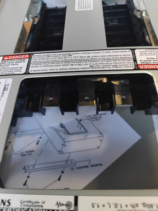 PANELBOARD SIEMENS, 250 AMP, 208Y/120V, MLO, 3PH/4W, 18Sp, NEMA 3R/12 Enclosure, 32 Inch, P1X18MC250AT