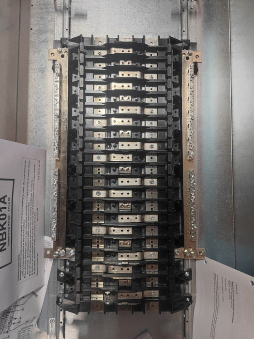 PANELBOARD SIEMENS, 250 AMP, 480Y / 277V, MLO, 3PH/4W, 42Sp, Box + Cover NEMA 1, 44 Inch, P1E42MC250AT