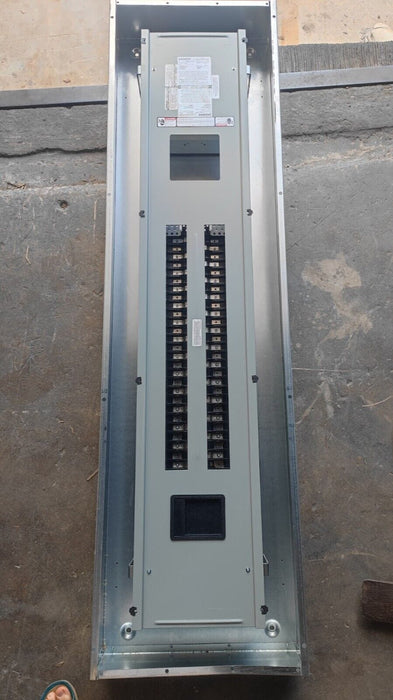 PANELBOARD SIEMENS, 400 AMP, 240V / 120V, MLO, 1PH/3W, 54Sp, SINGLE PHASE, Box + Cover, 74 Inch, P1A54MC400AT