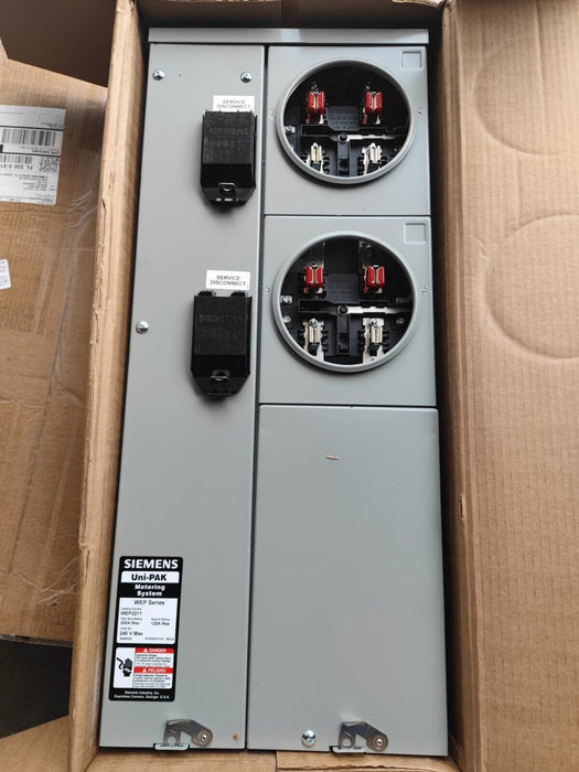 Meter Box SIEMENS WEP2211 (2-Gang) 200 Amp