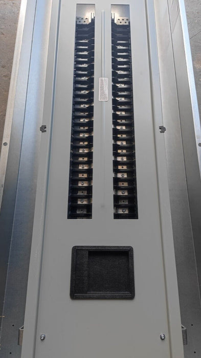 PANELBOARD SIEMENS, 400 AMP, 240V / 120V, MLO, 1PH/3W, 54Sp, SINGLE PHASE, Box + Cover, 74 Inch, P1A54MC400AT