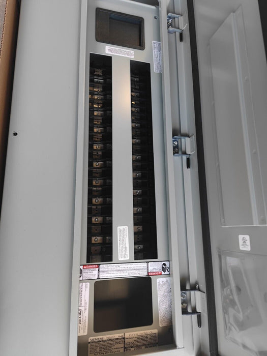 PANELBOARD SIEMENS, 250 AMP, 240V/120V, 1PH/3W, Single Phase, 42Sp, NEMA 3R, 44 Inch, P1A42MC250AT