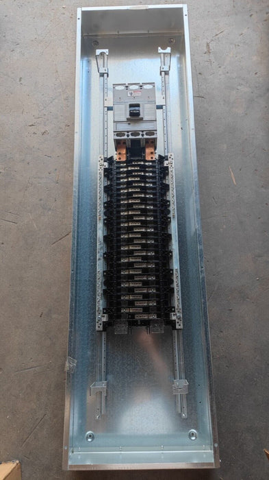 PANELBOARD SIEMENS, 400 AMP, 240/120V, MLO (w/ USED MAIN Breaker), 1PH/3W, 54Sp, NEMA 1 Indoor, 74 Inch, P1A54MC400AT