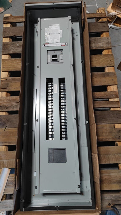 PANELBOARD SIEMENS, 400 AMP, 240V 120V, MLO (w/ USED MAIN Breaker), 1PH/3W, 42Sp, SINGLE PHASE, NEMA 3R Enclosure, 68 Inch, P1A42MC400AT