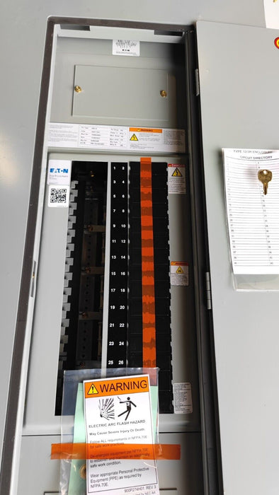 Panelboard EATON PRL1x, 100 AMP, 208Y/120V, 3PH/4W, 30Sp, NEMA 3R, 48 Inch, PRL1X3100X30A