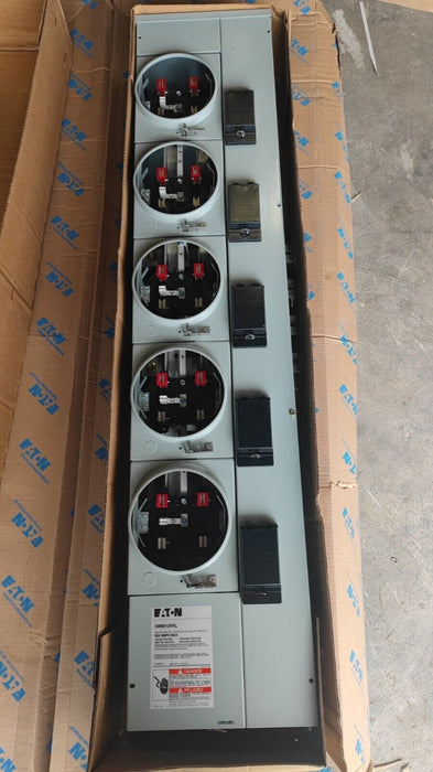 Meter Box EATON 3MM512RRL, 125A-800A, Indoor/Outdoor, 5 Sockets 3P In - 1P Out, 120-208V