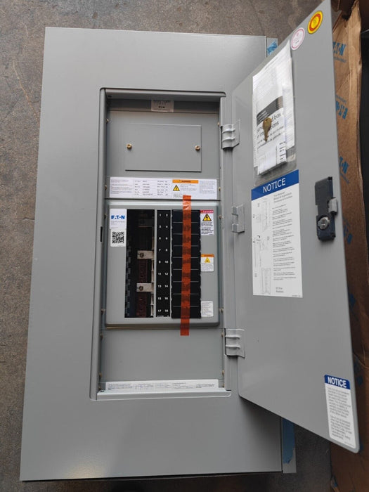 Panelboard EATON PRL1x, 100 AMP, 208Y/120V, 3PH/4W, 18Sp, NEMA 1, 36 Inch, PRL1X3100X18C
