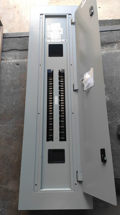 PANELBOARD SIEMENS, 400 AMP, 240V / 120V, MLO, 1PH/3W, 54Sp, SINGLE PHASE, Box + Cover, 74 Inch, P1A54MC400AT