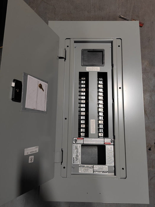 Panelboard SIEMENS, 250 AMP, 480Y/277V, 3PH/4W, 30Sp, NEMA 1 Indoor, 38 Inch, P1E30MC250AT