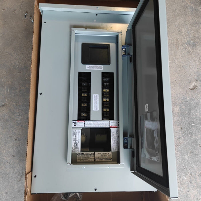 PANELBOARD SIEMENS, 250 AMP, 240/120V, 1PH/3W, SINGLE PHASE, 18Sp, NEMA 3R, 32 Inch, P1A18MC250AT