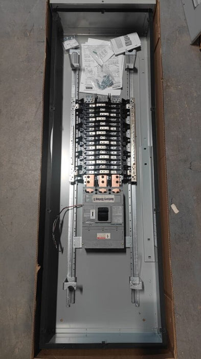 PANELBOARD SIEMENS, 400 AMP, 208Y/120V, 3PH/4W, 30Sp, (w/ USED Main Breaker), Nema 3R Outdoor, 62 Inch, P1X30MC400AT