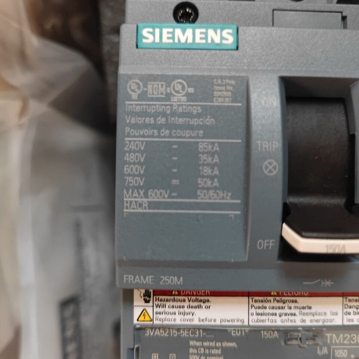 Main Breaker Kit Siemens MBKVAM3150A, 150A, 3-Phase