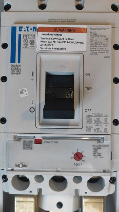 Panelboard EATON PRL1x, 400A, 208Y/120V, 3PH/4W, MLO, 42Sp, NEMA 3R, 60 Inch