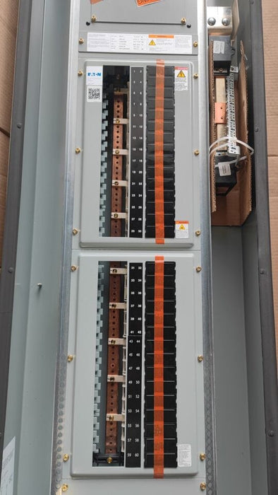 Panelboard EATON PRL1x, 400 AMP, 208Y/120V, 3PH/4W, 60Sp, NEMA 3R, 72 Inch, PRL1X3400X60CS