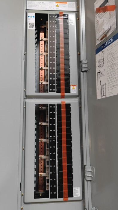 Panelboard EATON PRL1x, 225 AMP, 208Y/120V, 3PH/4W, 60Sp, NEMA 1, 72 Inch, PRL1X3225X60C