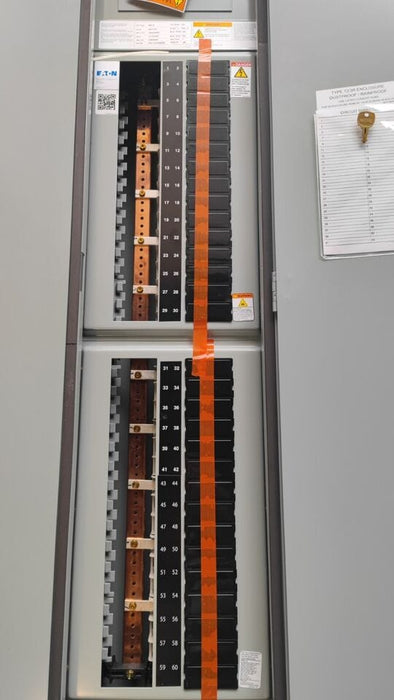 Panelboard EATON PRL1x, 225 AMP, 208Y/120V, 3PH/4W, 60Sp, NEMA 3R, 60 Inch, PRL1X3225X60CS