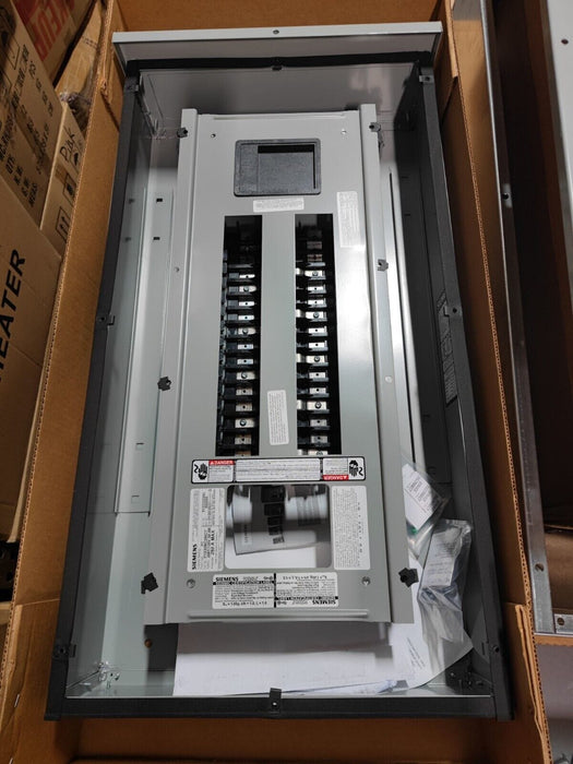 PANELBOARD SIEMENS, 250 AMP, 480/277V, MLO, 3PH/4W, 30Sp, NEMA 3R/12, 38 Inch, P1E30MC250AT