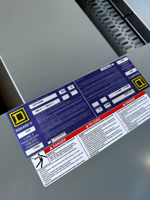 PANELBOARD SQUARE D HCP14508, 800A, 600 VAC / 250 VDC, 3PH/4W, 18Sp, NEMA 3R, 51 Inch HC4250WP