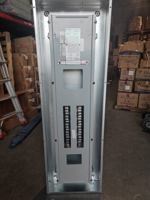 PANELBOARD SIEMENS, 400 AMP, 480Y/277V, MLO, 3PH/4W, 30Sp, Enclosure + Cover, 62 Inch, P1E30MC400AT