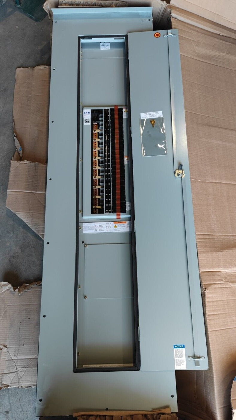 Panelboard EATON PRL1x, 600 AMP, 240/120V, 1PH/3W, 42Sp, NEMA 3R, 72 I ...