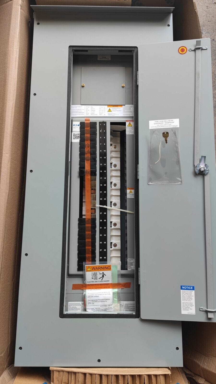 Prl2a Panel Panelboard EATON PRL2a, 225 AMP, 480Y/277V, 3PH/4W, 42Sp, NEMA 3R, 48 ...