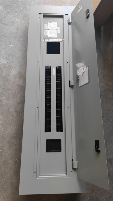 PANELBOARD SIEMENS, 400 AMP, 480Y/277V, MLO, 3PH/4W, 54Sp, Enclosure + Cover, 74 Inch, P1E54MC400AT